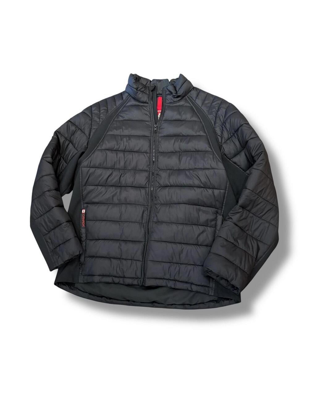 Black Canada Weather Gear Puffer Jacket
